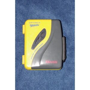 Optimus SCP-95 Sports AM FM Stereo Radio Cassette Player‎ TestWorking Vtg 90s